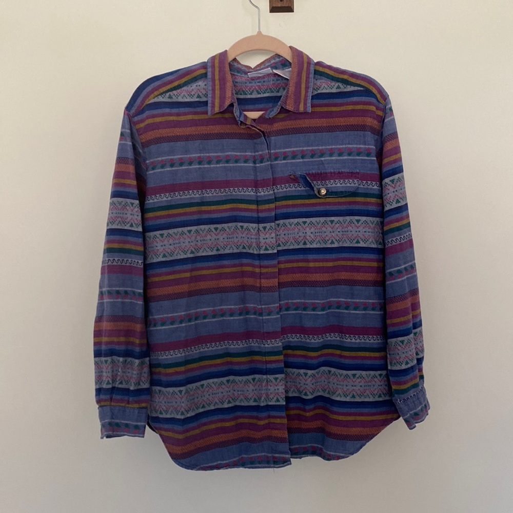 Backroad Blues Vintage Top
